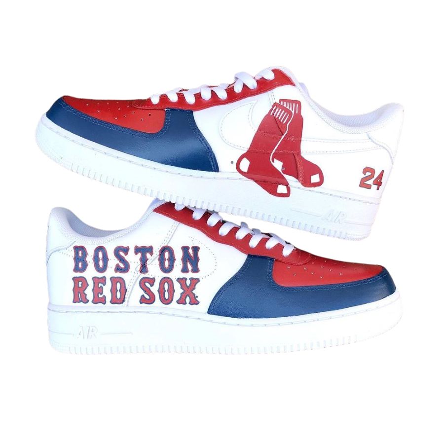 Boston Red Sox Air Force 1 Custom For Men Women