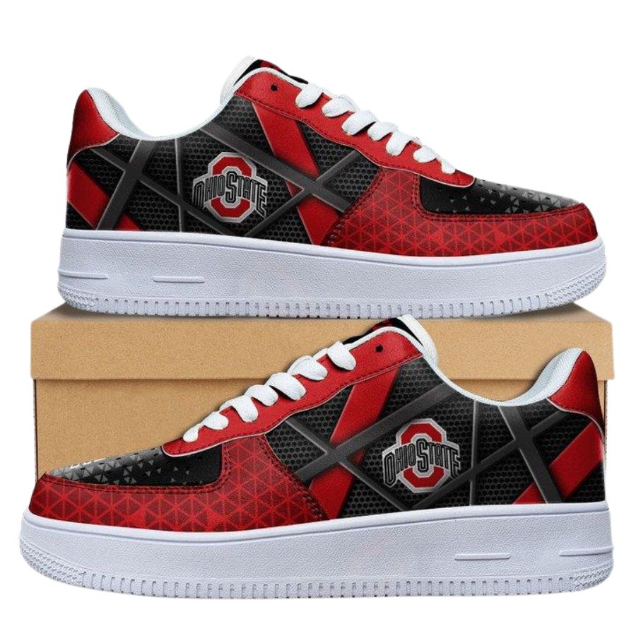 Ohio State Buckeyes Ncaa Air Force 1 Sneaker Shoes For Men Women