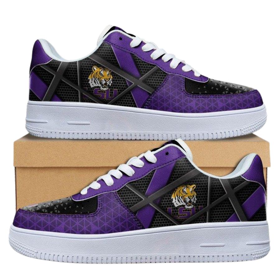 Lsu Tigers Ncaa Air Force 1 Sneaker Shoes For Men Women