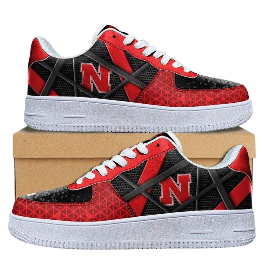 Nebraska Cornhuskers Ncaa Air Force 1 Sneaker Shoes For Men Women