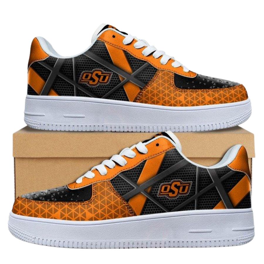 Oklahoma State Cowboys Ncaa Air Force 1 Sneaker Shoes For Men Women