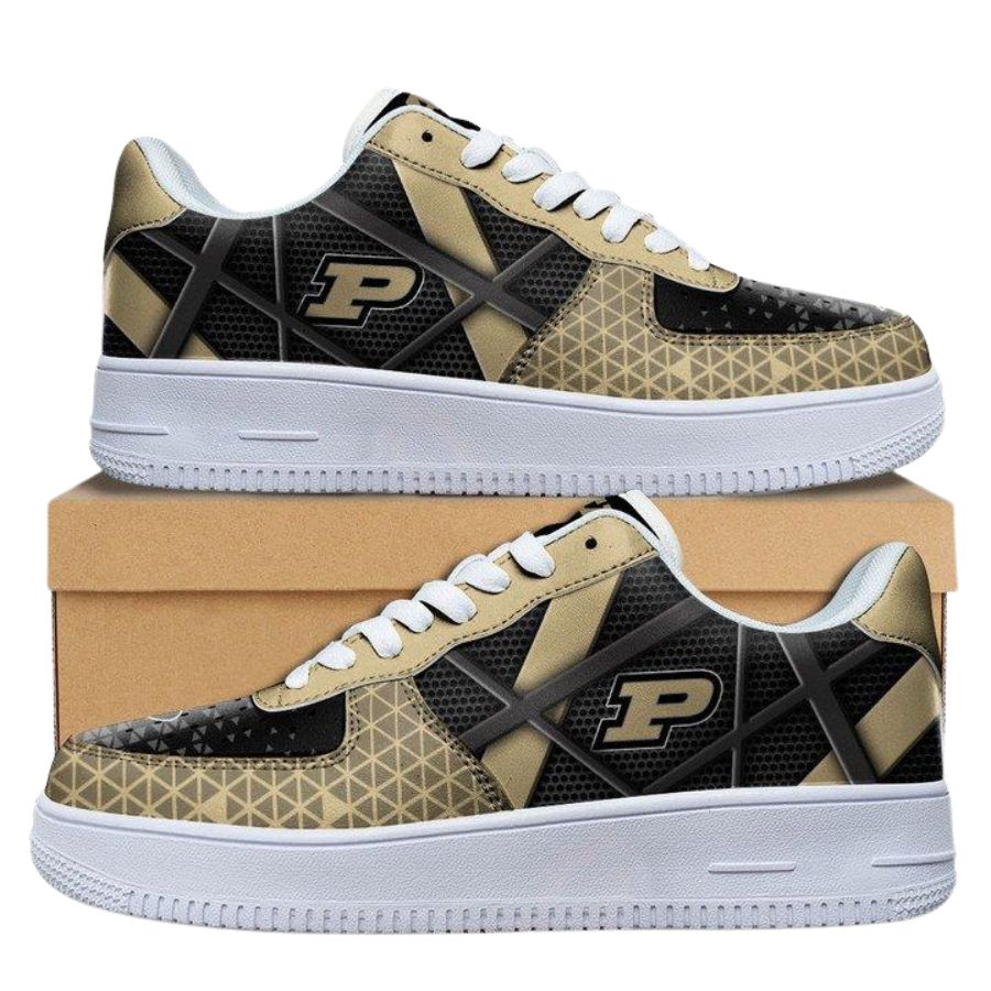 Purdue Boilermakers Ncaa Air Force 1 Sneaker Shoes For Men Women
