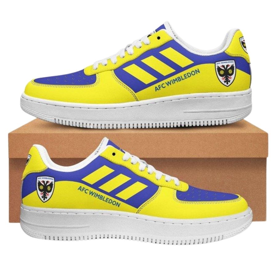 Afc Wimbledon Air Force 1 Sneaker Shoes For Men Women