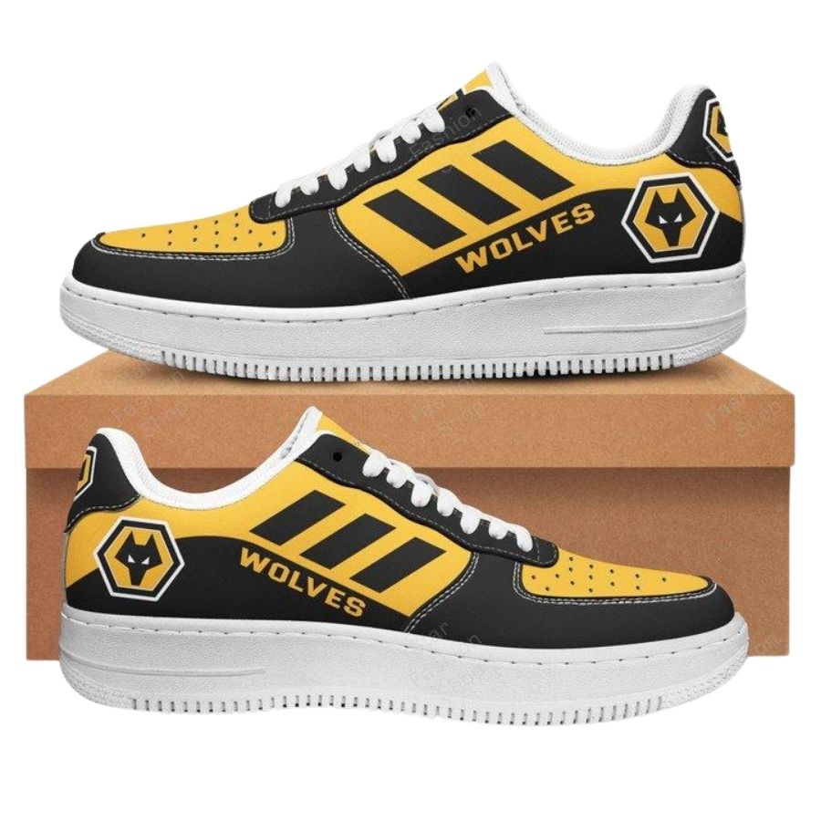Wolverhampton Wanderers F.C Air Force 1 Shoes Sneaker For Men Women