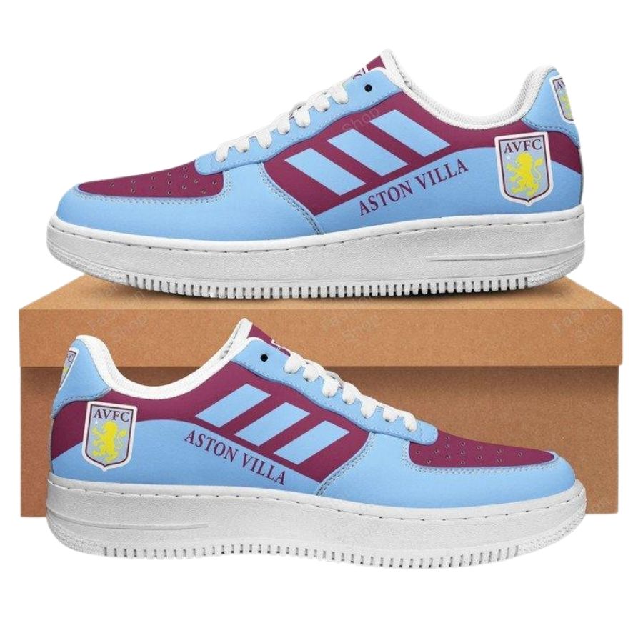 Aston Villa F.C Air Force 1 Shoes Sneaker For Men Women