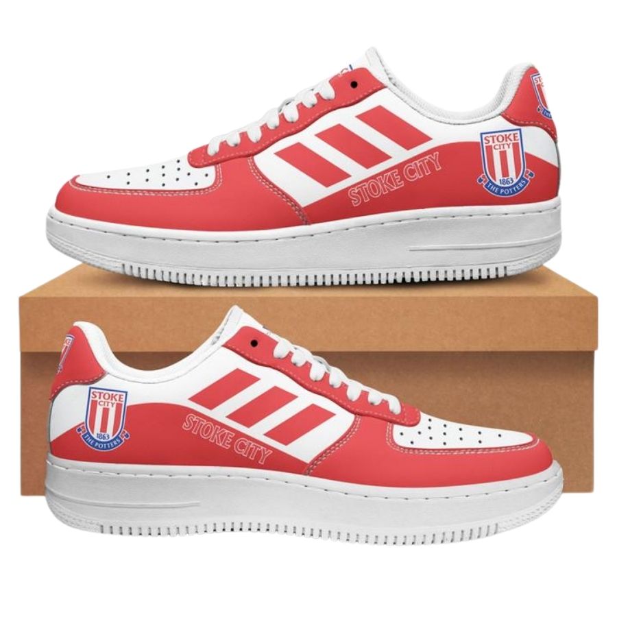 Stoke City F.C Air Force 1 Sneaker Shoes For Men Women