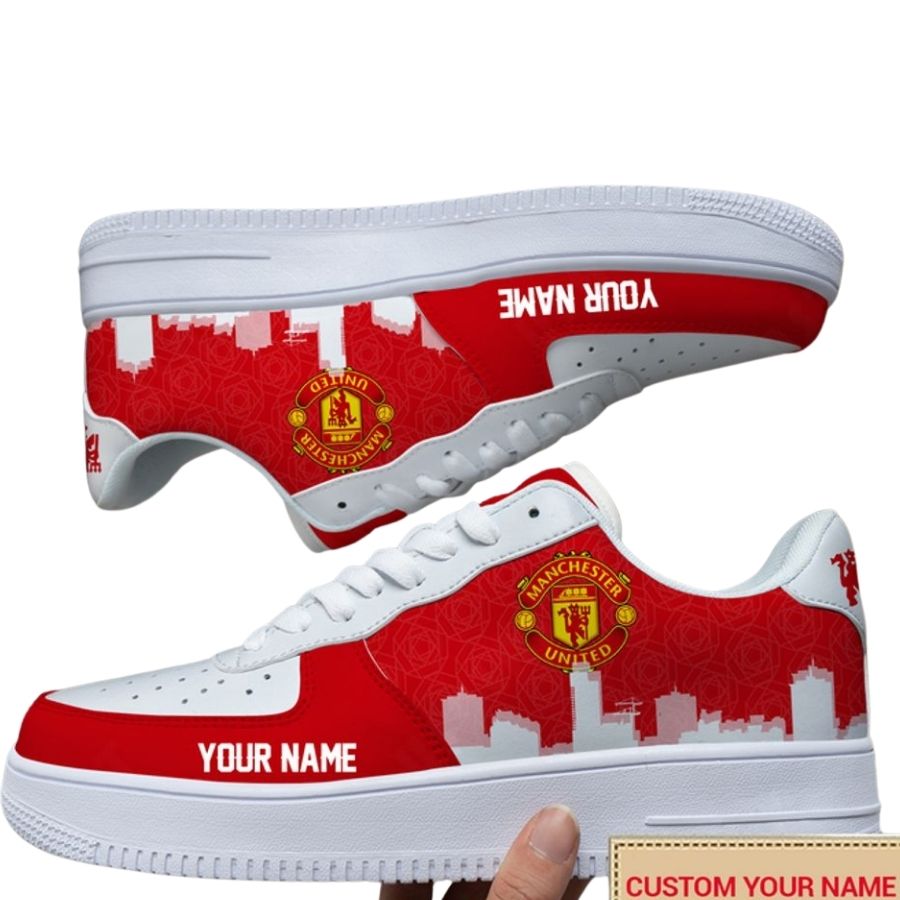 Personalized Name Epl Manchester United City Custom Nike Air Force 1 For Men Women