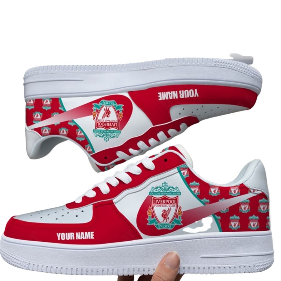 Personalized Name Epl Liverpool Fc Custom Nike Air Force 1 For Men Women