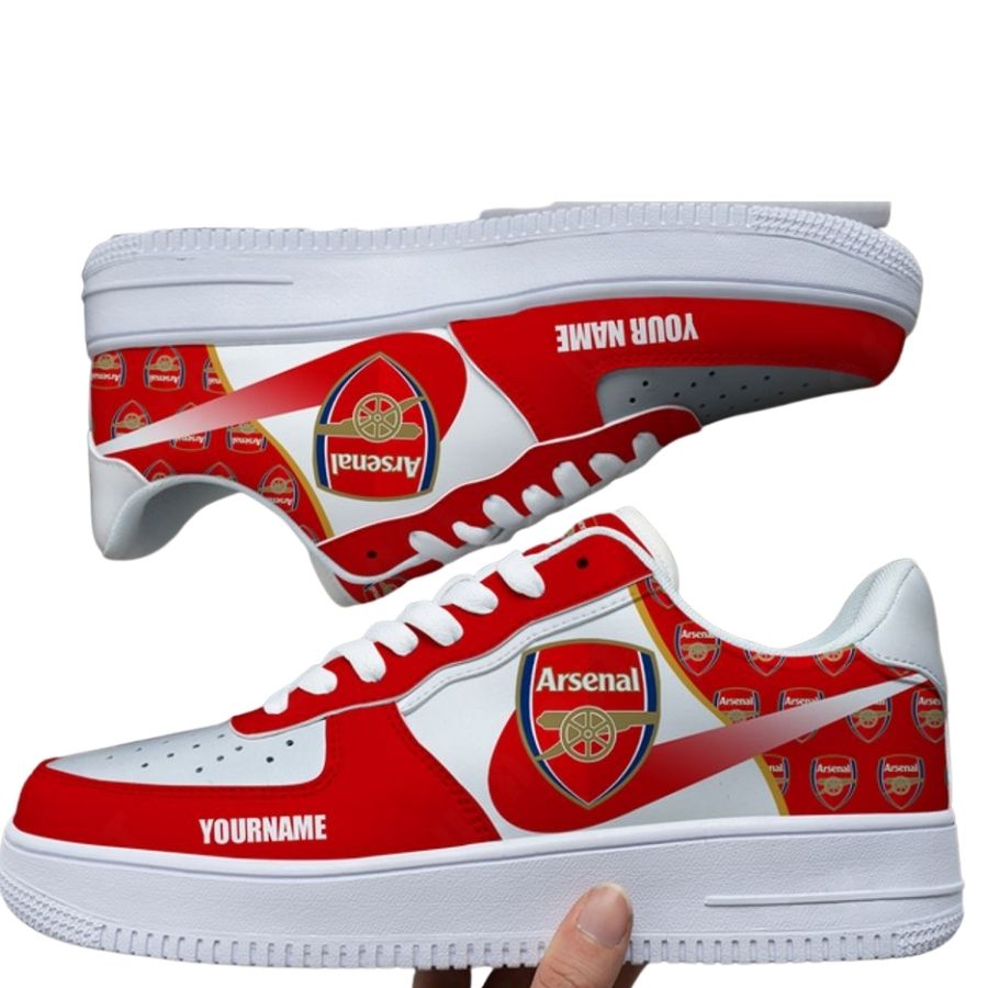 Personalized Name Epl Arsenal Fc Custom Nike Air Force 1 For Men Women